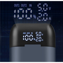 DIY Power Bank Box Battery Charger Case Portable QC3.0 PD 18W Fast Charging Case for 18650 21700 20700 Lithium Batteries