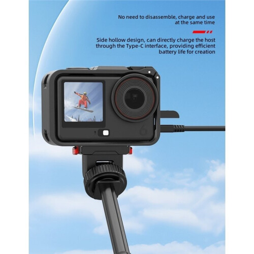 Rabbit Cage Frame Camera Quick Release Shockproof Light Weight Protective Case for  Action 6 Camera