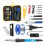 220V 60W Soldering Iron Kit 450C Adjustable Temperature Welding Tool Set with Solder Sucker Tin Wire EU PLUG 3