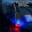 Flashlight Keychain USB Work Light Keyring Electric Torch for Camping Walking Emergency Outdoor Portable Inspection 9