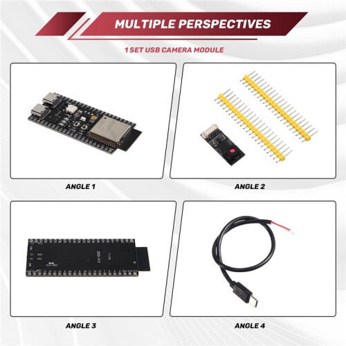 USB Camera Module 1280x720 1MP 65 Degrees for ESP32-S3 N16R8 ...
