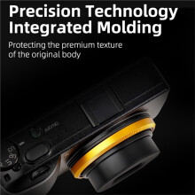 For GR II GR2 Lens Aluminium Alloy Lens Decoration Camera Lens Bezel Protector A