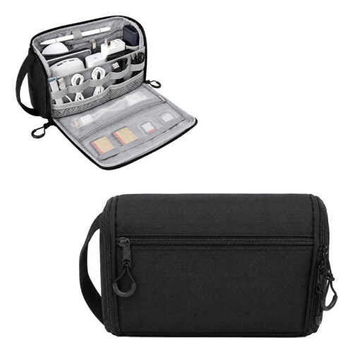 Electronics Organizer Travel Case Digital Electronics Organizer Portable Case for Cables, Chargers & Accessories 1