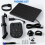6W Solar Panel with Camera Mount for  Spotlight Cam /Pro Battery, 2-in-1 Solar Charger Wall Mount Black 3