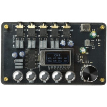 DM-TB4C02 Commutateur Audio AUX 3,5 mm : Réglage Du Volume, des Basses et des Aigus, de la Balance et de la Tonalité, Module de Commutation Audio