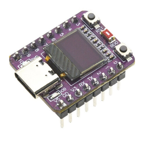ESP32-C3  Development Board 0.42 Inch 72x40 OLED Development Board 2.4G WiFi BLE5.0 Type-C USB CDC 1