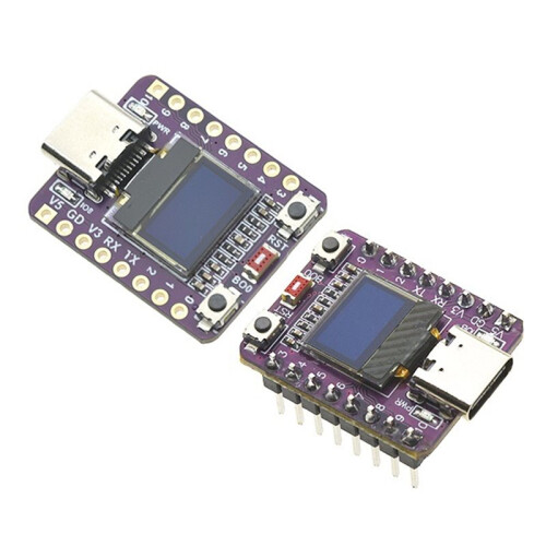 ESP32-C3  Development Board 0.42 Inch 72x40 OLED Development Board 2.4G WiFi BLE5.0 Type-C USB CDC 2