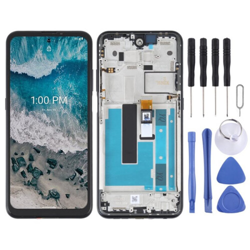 LCD Touch Display Assembly with Frame for  X100 Cell Phone Repair Parts 2