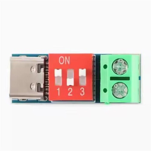 5 Stuks Type-C PD QC Trigger 5V-20V Dial Code Instelbare -Spanningsmodule PD Snellaadtestkaart 2