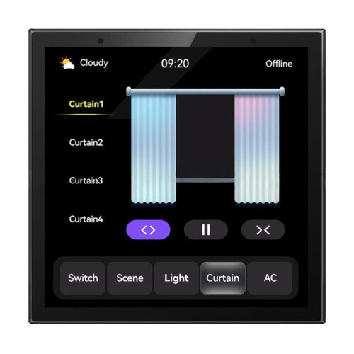 Placa de Desenvolvimento Tuya 86 Box Central WiFi BT com Tela Sensível Ao Toque IPS de 4 Polegadas para Display Inteligente de IoT 1