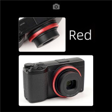 Lens for GR II GR2 Aluminium Alloy Lens Decoration Camera Lens Bezel Protector C