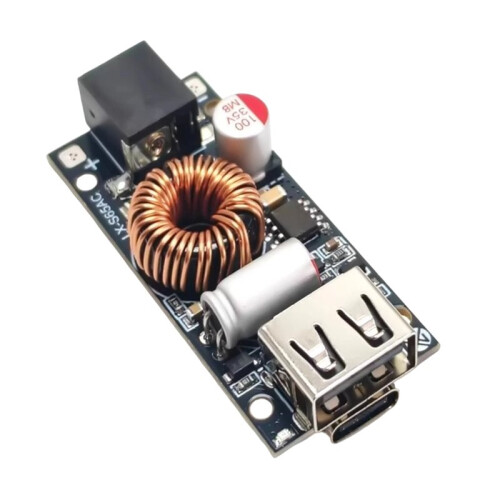 PD 65W Super Fast Charging Module 12-35V Multi Protocol QC3.0 Mobile Fast Charger DCBuck Converter Car DIY Modify Module 2
