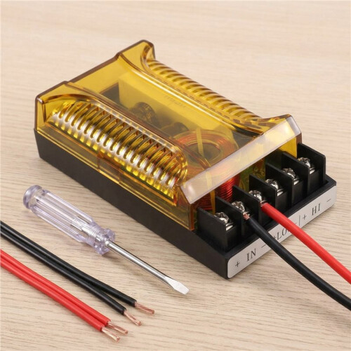 WEAH-2001 Speaker Frequency Divider 2 Way Car Audio Speakers Crossover Frequency Divider Crossover Filter 2