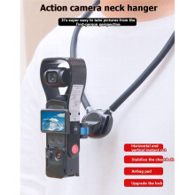 Neck Mount Holder Chest Mount Action Camera Accessories for Pocket4/3 Hands Free POV Vlog Live Streaming
