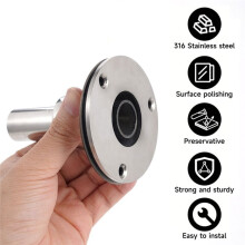 Kit de Tuyau D'Échappement de Chauffage 24 mm en Acier Inoxydable, Tuyau D'Échappement Droit de 60 cm pour Webasto, Eberspacher, , Voiture,