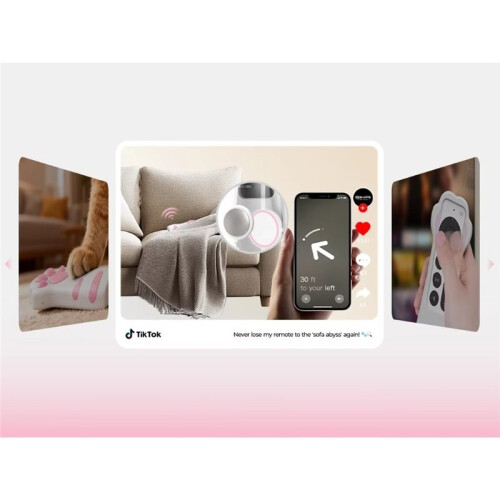Silicone Cartoon Cat Paw Protective Case for AppleTV Remote Generation 6/7 Scratch-Resistant and Shockproof