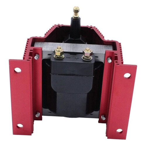 High Output E-Core Ignition Coil, External Male 12V Ignition Coil for V8 Chevy  Olds  Mopar 1