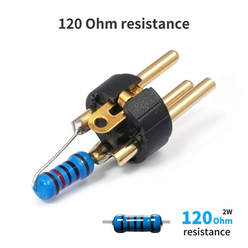 Résistance de Terminaison XLR 3 Broches 120 Ohms : Solution Optimale pour L'Intégrité Du Signal des Systèmes D'Éclairage et Audio 2