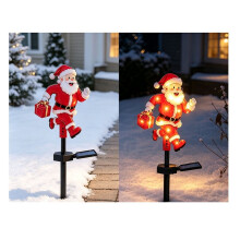 Lumières Solaires de Noël pour Jardin, Lanternes de Noël à Piquer, pour Patio, Cour, Porche, Terrasse, Clôture