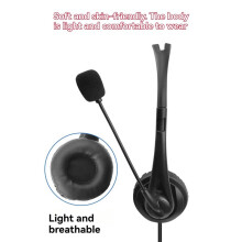 3.5mm Computer Laptop Headphone 330Rotatable Mic Wired Headset with Microphone for PC Laptop Phone Online Class