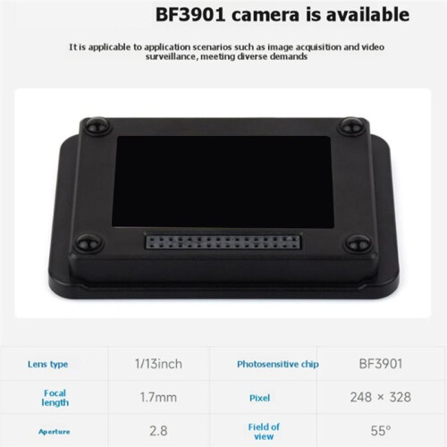 Waveshare ESP32-C5 Tela Sensível Ao Toque Capacitiva IPS de 3,5 Polegadas (320x480) com Suporte para Wi-Fi 5, BLE e Zigbee, Bateria e Câmera 2