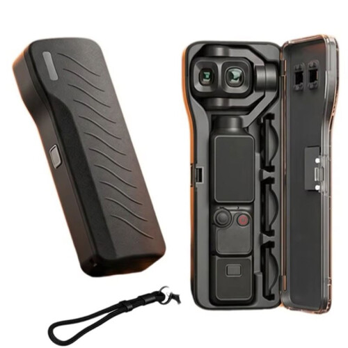 Portable Gimbal Camera Protective Case with Lens Filter Slots Anti-Scratch Screen Protector for  Osmo Pocket 4 Pro