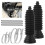2PCS Thick Silicone Car Inner Tie Rod Boot Upgrade Large Caliber,Cuttable Car Rack and Pinion Boot Kit Includes Ties 2