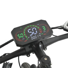 L6 E-Bike NFC LCD Display Meter UART 24V/36V/48V/60V/72V Speedometer Electric Scooter LCD Color Animated Meter SM5PIN