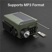 Solar AM/FM/SW Radio Hand Crank Generator Radio Portable Radio Emergencia LED Flashlight SOS Alarm Power Bank