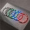 5PCS WS2812B 5050 RGB LED Ringkort 24-Bitars Fullfärgsdrivermodul Rund Modul LED-Stripe för 5