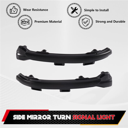 For    7  MK7 MK7  7.5  LED Dynamic Turn Signal Blinker Side Mirror Indicator Light 2