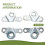 1set Tailgate Hinge Kit 93470ZP51A 93471ZP51A is Suitable for  Frontier 2005-2021 Models. 7