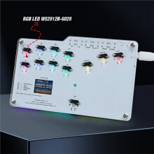 Hitbox Fightstick Pocket Keyboard with Hot Swap RGB for PS3 PS4 MisterFPGA Steam PC