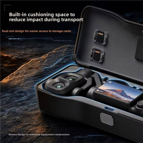Portable Gimbal Camera Protective Case with Lens Filter Slots Anti-Scratch Screen Protector for  Osmo Pocket 4 Pro 1