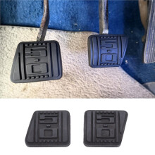 Clutch Brake Pedal Pads 5 Speed 5.0L Embossed Non-Slip for Mustang 1979-1993 E0ZZ-2457 E0ZZ-7624 Accessories