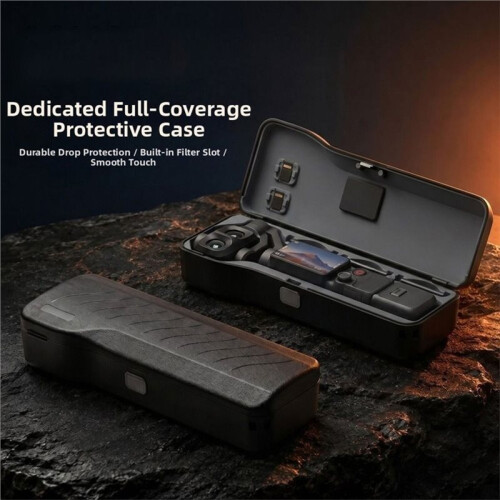 Portable Gimbal Camera Protective Case with Lens Filter Slots Anti-Scratch Screen Protector for  Osmo Pocket 4 Pro 2