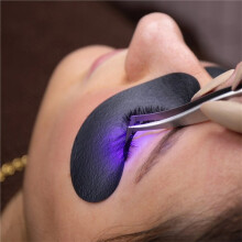 UV-Beschermende Zwarte Oogpatches voor Wimperverlenging, Ooggelpads, Hydrogelpadding, UV-Beschermende Stickers, Make-Uptools