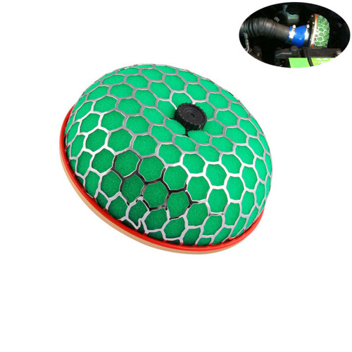 Universal Cars Intake Filter Washable Sponge Aluminum Construction Improved 2