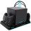 For Steam Machine Vertical Stand Multi-Function Charging Cooling Fan Base RGB Colorful Light Handle Charger Bracket 1
