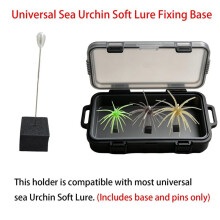 Soft Bait Storage Holder, Fixing Base for Urchin & Dice Lures Soft Lure Storage Rack - Sea Urchin Dice Bait Holder