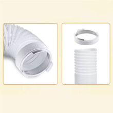 2M Portable Air Conditioner Exhaust Hose Kit - 15cm Diameter Vent Pipe with Connector for Shinco AC Units