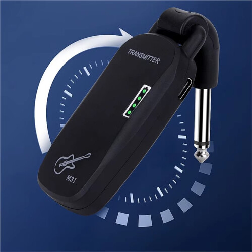 Wireless Guitar Transmitter Receiver Rechargeable 2.4G Audio Guitar System Musical Instrument Accessories 2