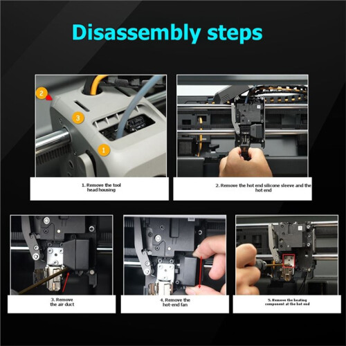 For  A1/A1  Hotend Heating Assembly Heat Resistance Ceramic Heating Bed Hotend Mount Printer Accessories