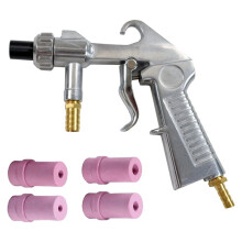 Sand Blaster Gun for Sandblast Blast Cabinet with Ceramic Nozzles,Abrasive Sand Blasting Gun,Rust Removal Tools Parts