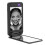 UV Ultraviolet Sunscreen Detection Sunscreen Tester LED Light Type-C Intelligent UV Mirror Portable Dressing Black 1