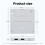 M.2 NVMe SSD Enclosure 10Gbps USB3.2 Gen2 Floppy Disk Design Aluminum External SSD Case Write Protection for 2230/2242 6