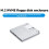 M.2 NVMe SSD Enclosure 10Gbps USB3.2 Gen2 Floppy Disk Design Aluminum External SSD Case Write Protection for 2230/2242 5
