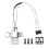 For  A1/A1  Hotend Heating Assembly Heat Resistance Ceramic Heating Bed Hotend Mount Printer Accessories 1