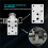 For  A1/A1  Hotend Heating Assembly Heat Resistance Ceramic Heating Bed Hotend Mount Printer Accessories 10