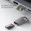 5X  TF Card Reader USB Computer Card Reader TF Card Memory Reader Adapter with LED Indicator for Computer Car Audio 2